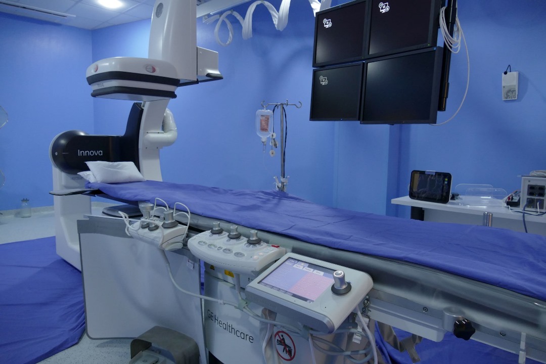 Salle de coronarographie de l'Hôpital Privé NiSomed